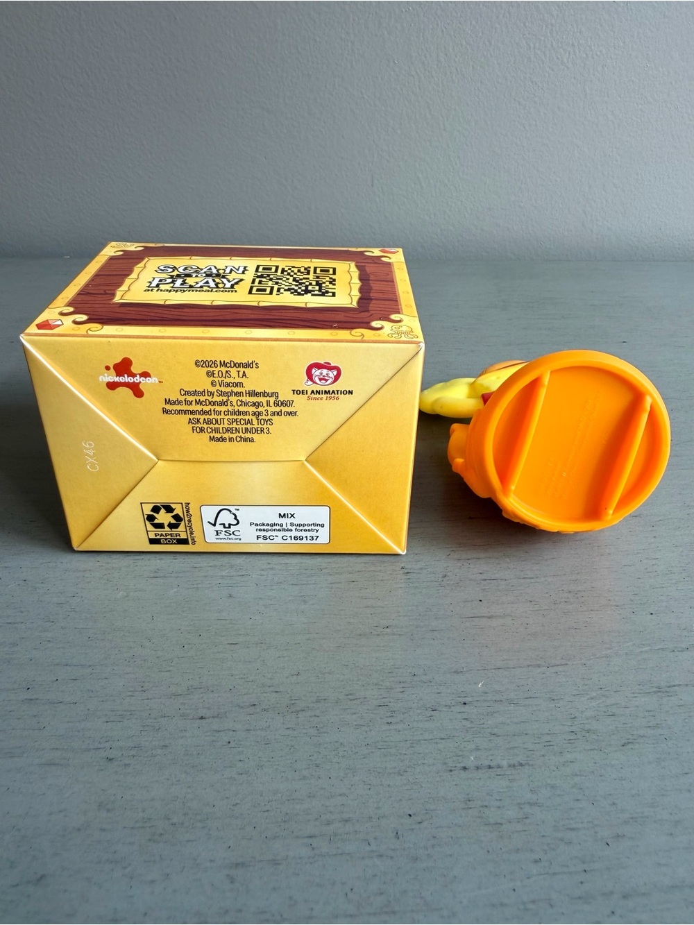 McDonald's Spongebob Square Pants x Luffy #1 Happy Meal Toy 2026 NEW Collectible - Picture 6 of 6